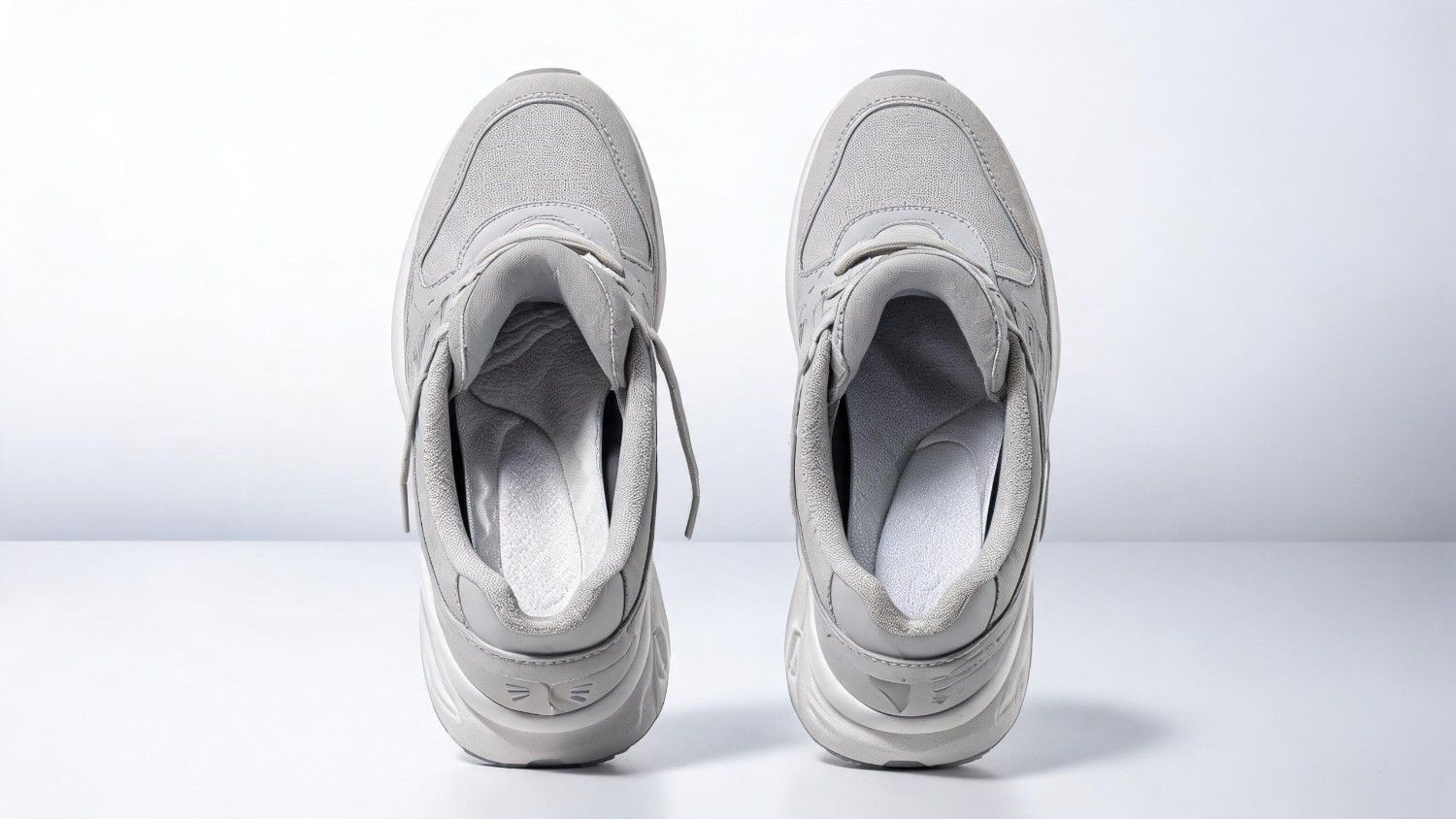 Full length and 3/4 insoles displayed side by side in a medical educational comparison showing differences in coverage, support, and shoe fit.